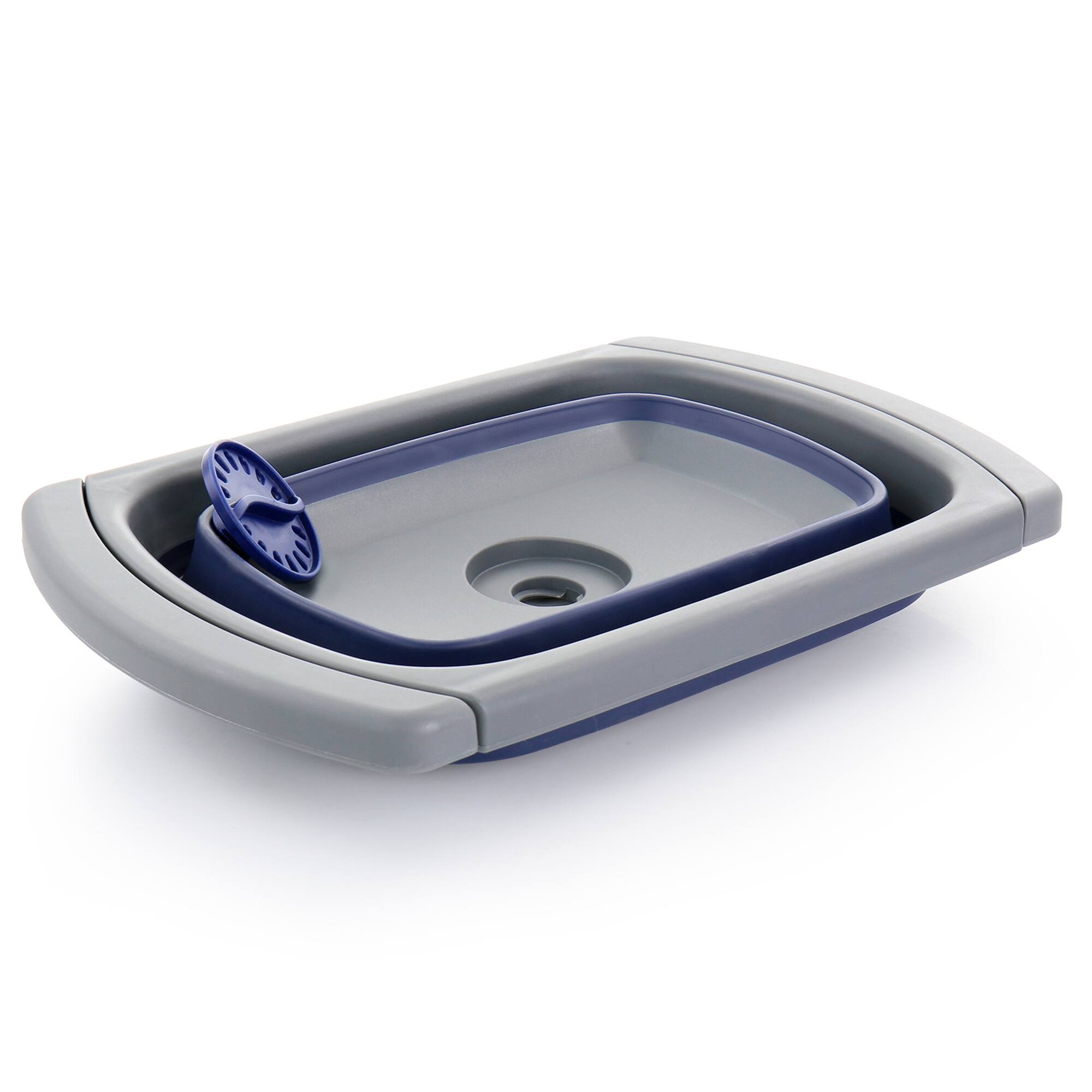 Oster Bluemarine 4qt. Over the Sink Collapsible Silicone Strainer